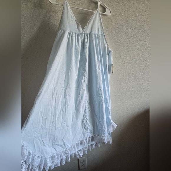 Dior Blue Smocked Halter Pajama - Picture 8 of 13